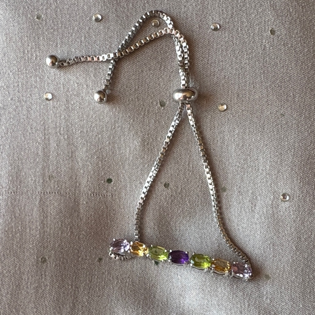 Elegant Sts Karis Bracelet With Multicolor Stones